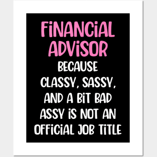 Financial Advisor, Female Financial Advisor Posters and Art